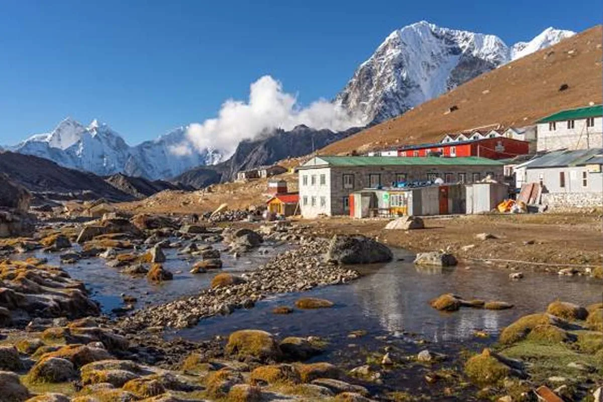 Guide enjoyed at Everest Base Camp