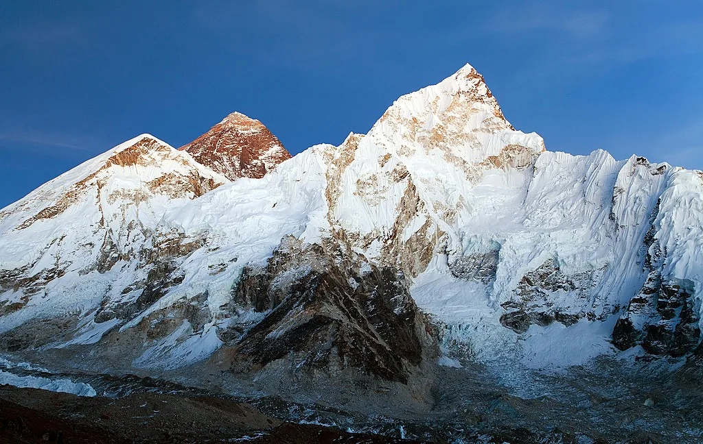 Guide enjoyed at Everest Base Camp